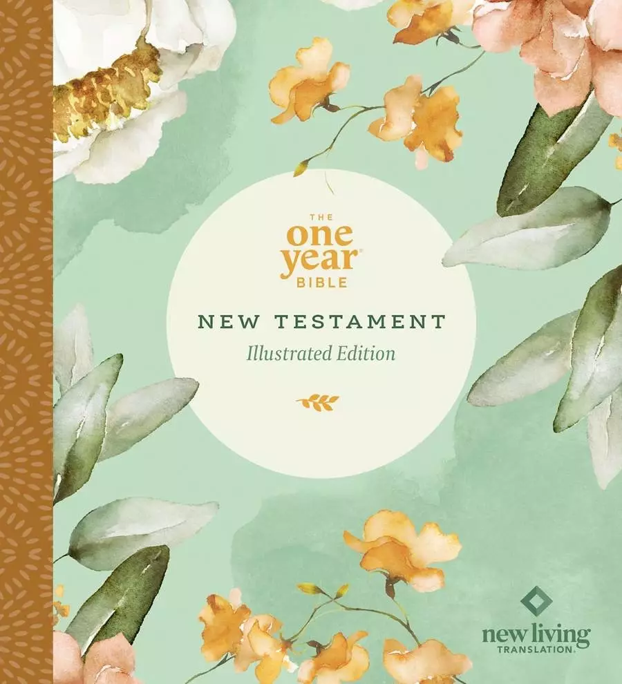 One Year Bible New Testament: NLT (Softcover, Floral Paradise)