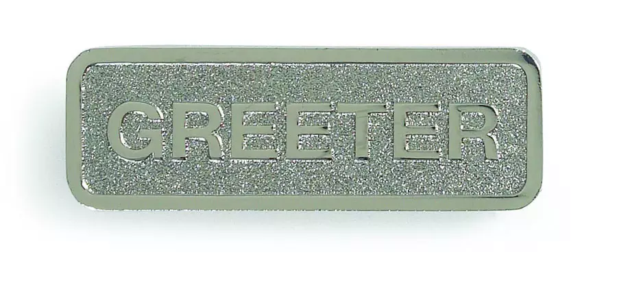 Silver Greeter Badge