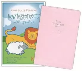 KJV Babys New Testament & Psalms: Pink, Imitation Leather