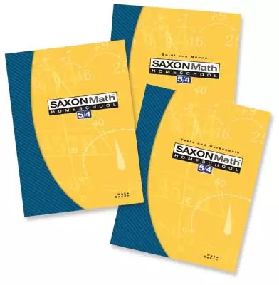 Saxon Math 54 Complete Home School Kit