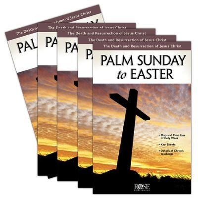5X PALM SUNDAY TO EASTER PAMPHLET