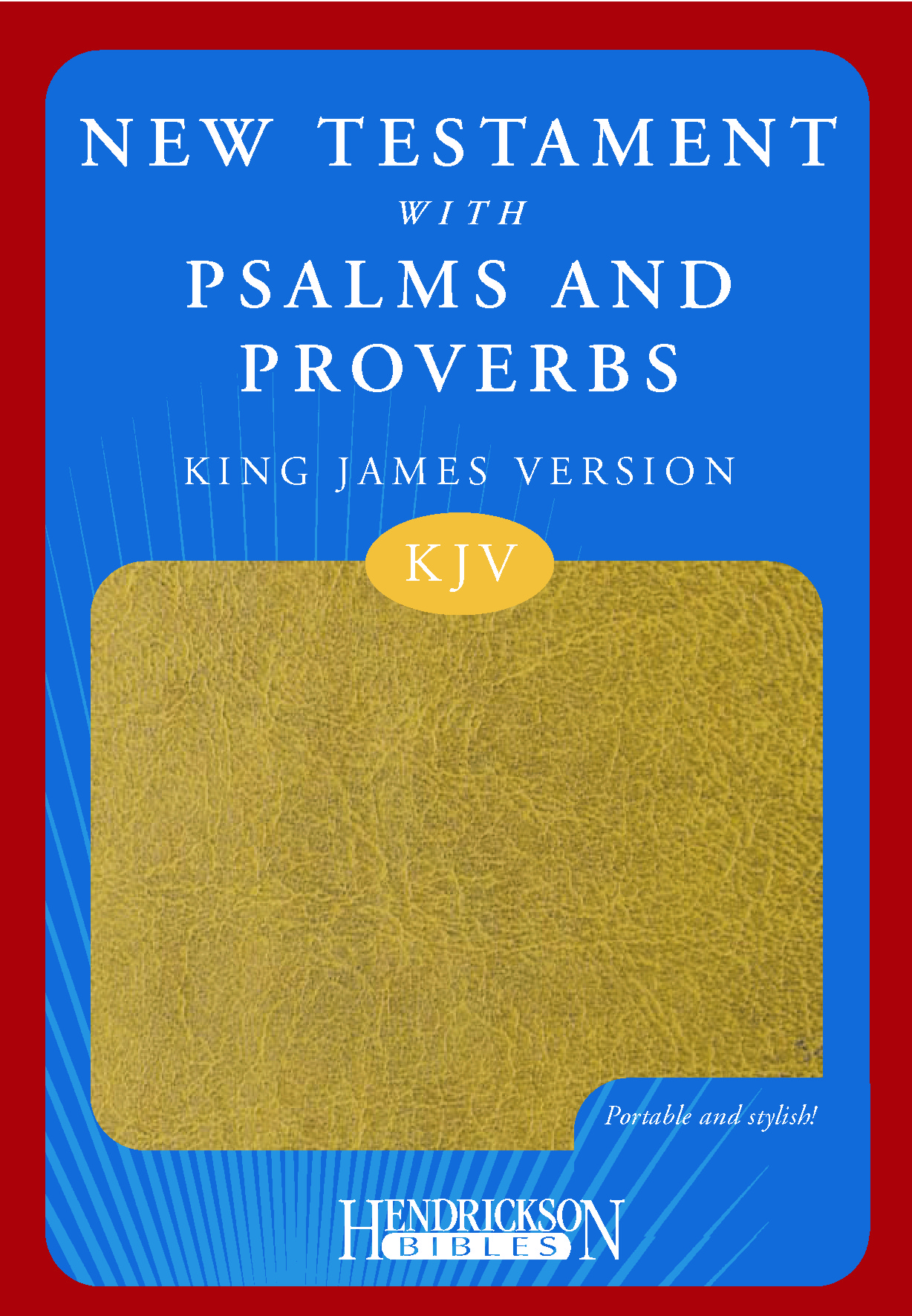 KJV New Testament with Psalms and Proverbs Tan, Imitation Leather