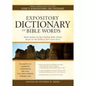 Expository Dictionary Of Bible Words Super Saver