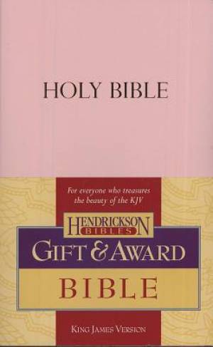 KJV Gift & Award Bible Pink Imitation Leather Color Maps Presenta