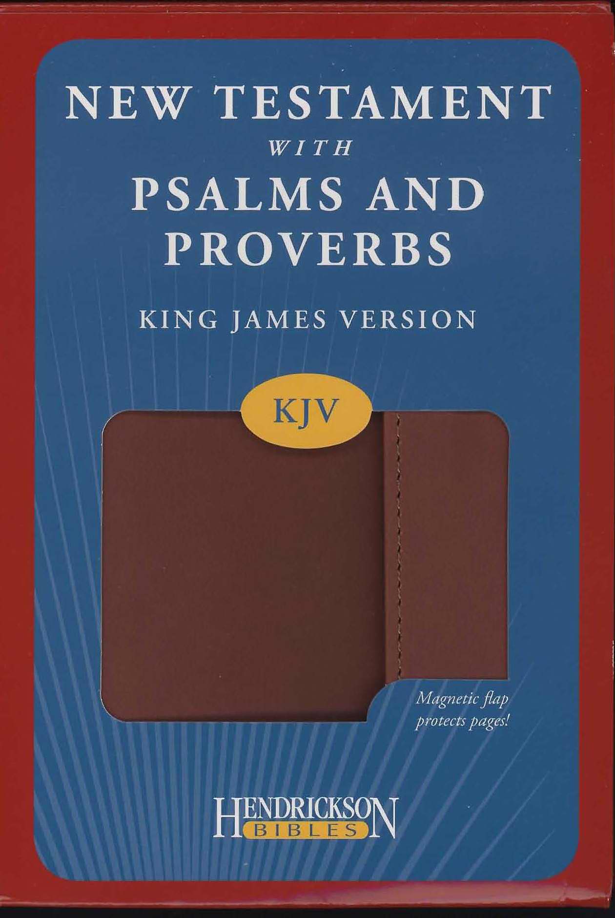 KJV New Testament with Psalms and Proverbs Imitation Leather Brown