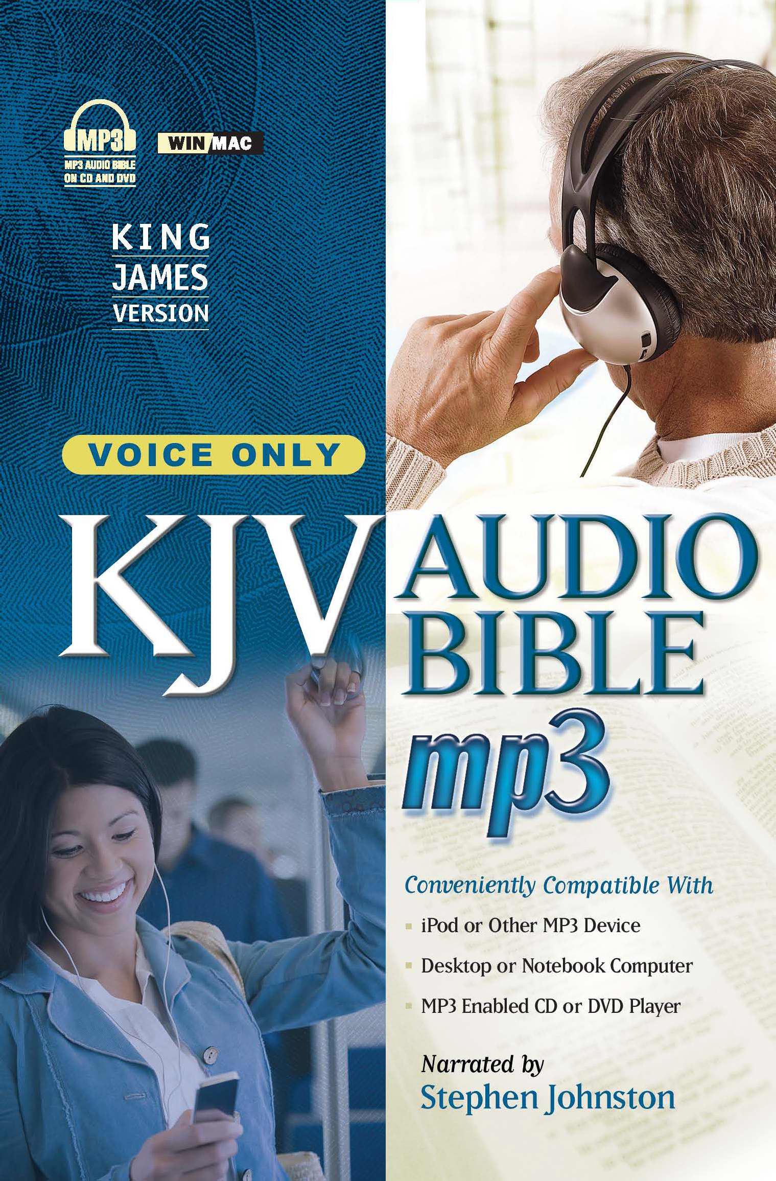Audio Bible Voice Only by Johnston, Stephen Free Delivery at Eden