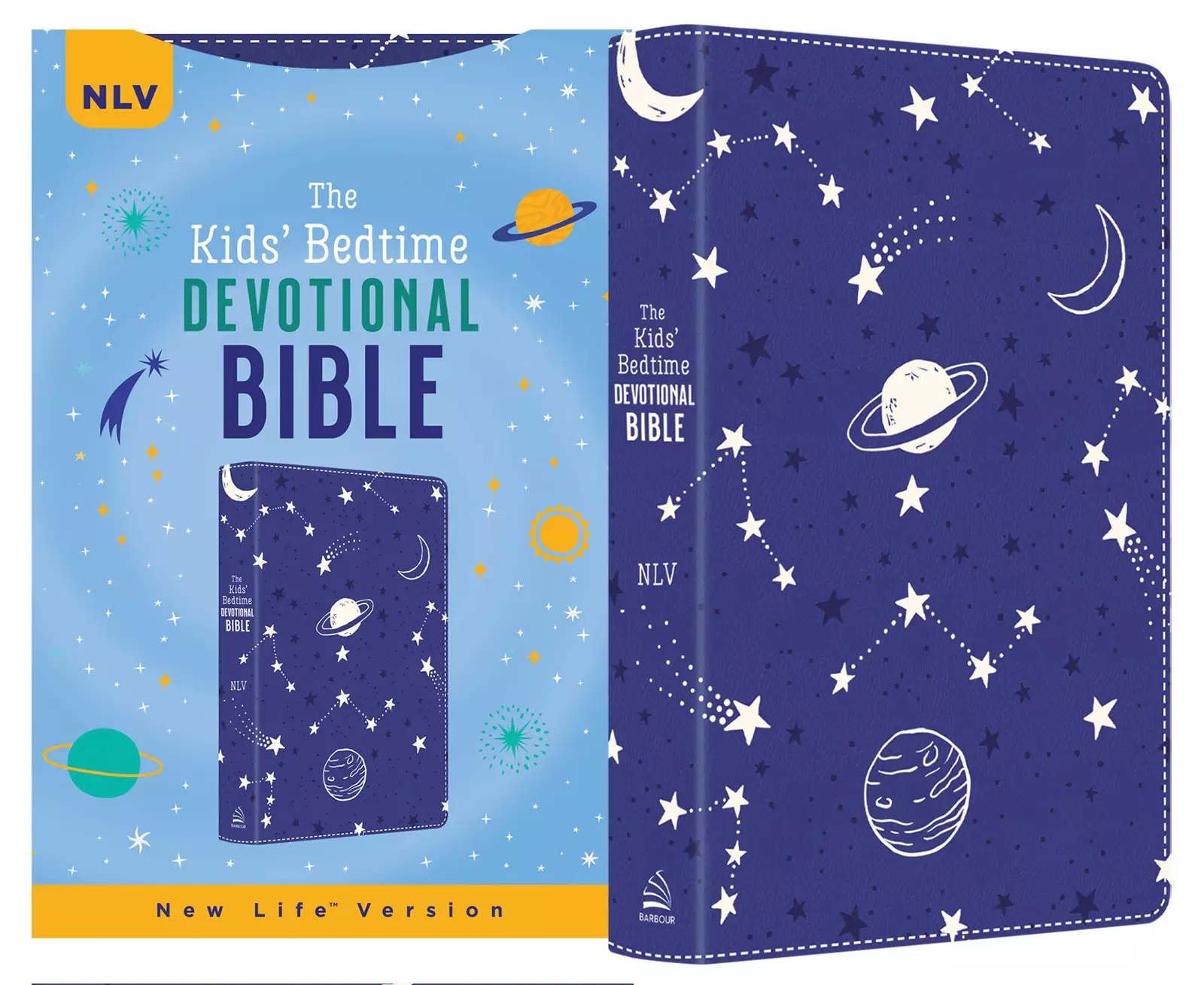Kids' Bedtime Devotional Bible: NLV [Cobalt Cosmos]