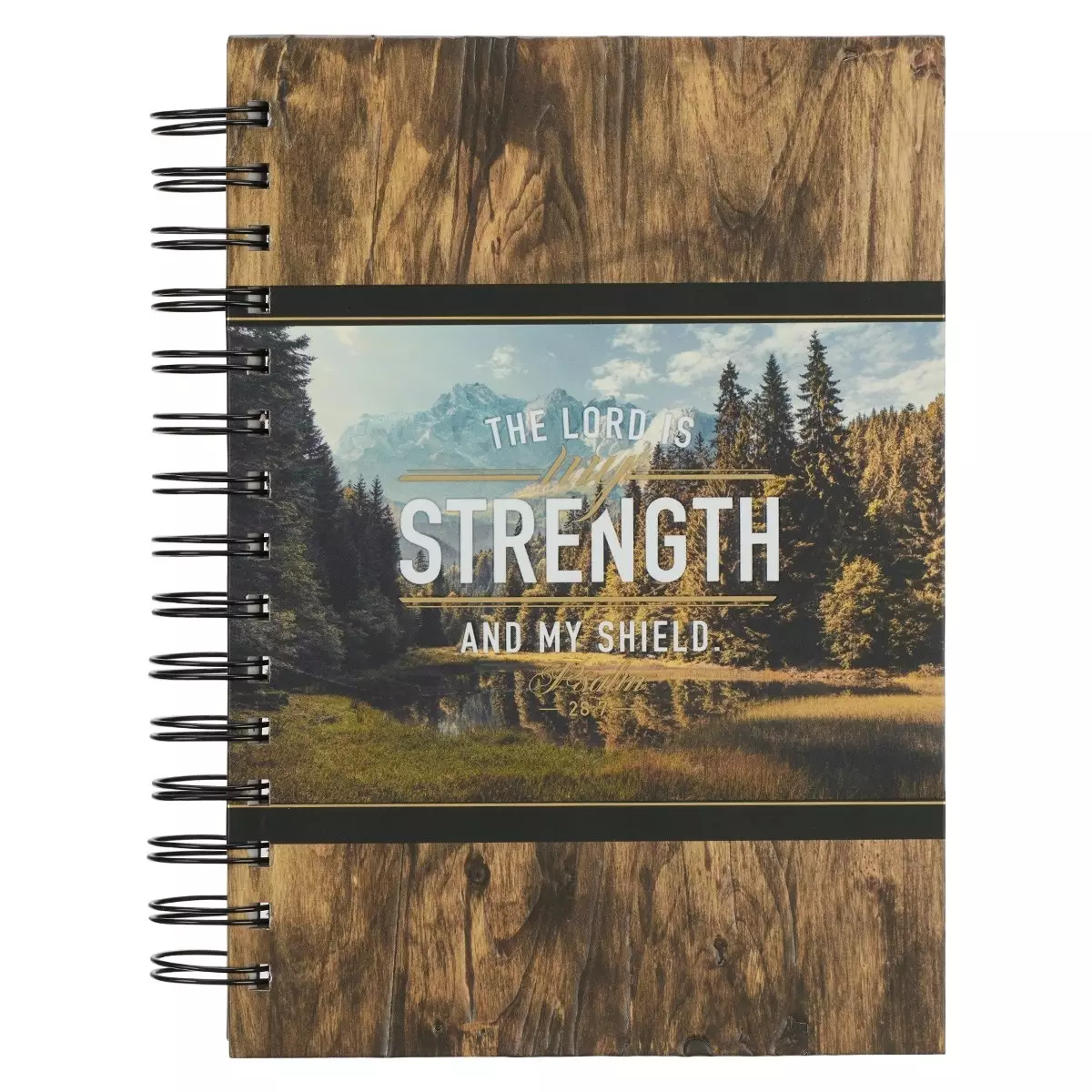 Journal Wirebound LG Lord is My Strength Ps. 28:7