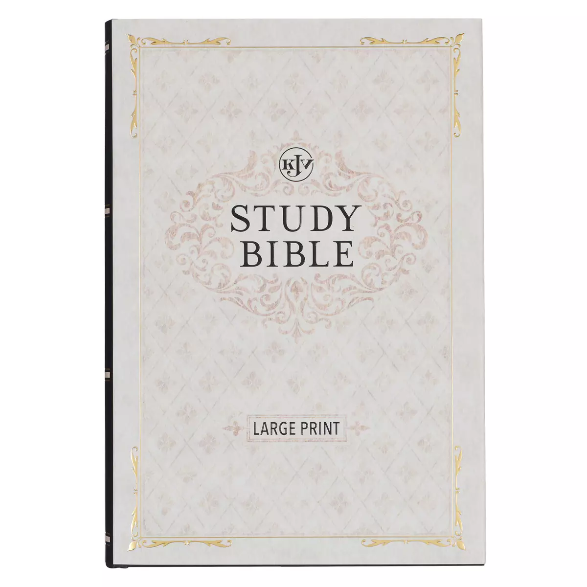 Black Hardcover Large Print King James Version Study Bible
