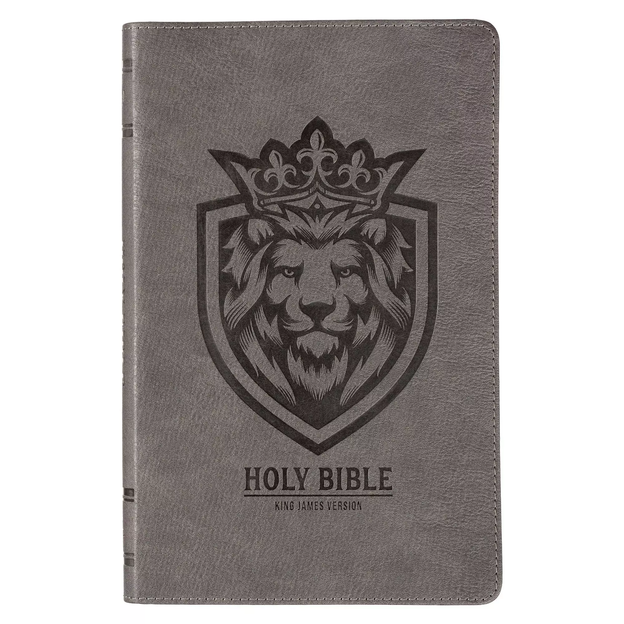 Charcoal Faux Leather Gift Edition King James Version Bible