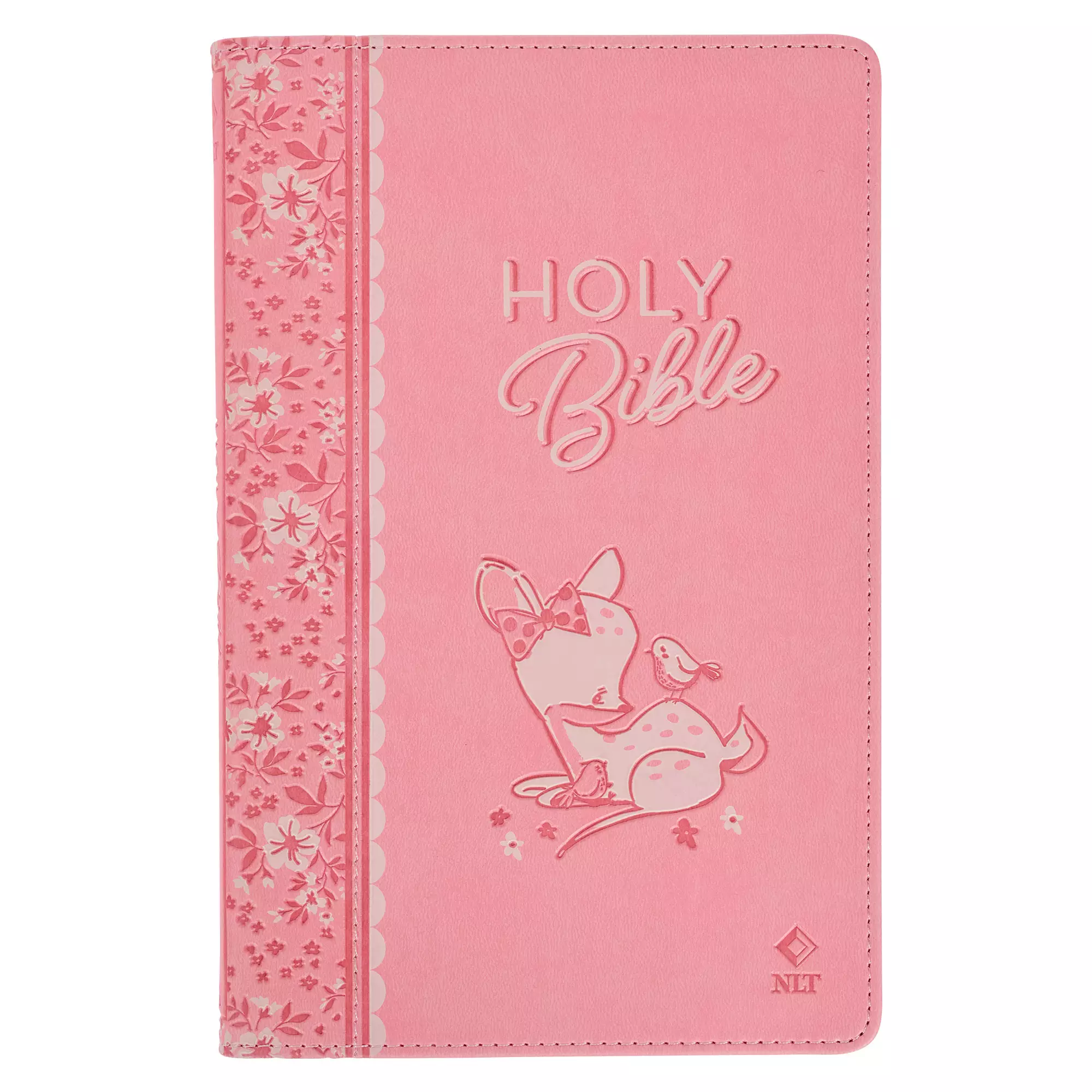 Bible NLT Infant Faux leather, Pink