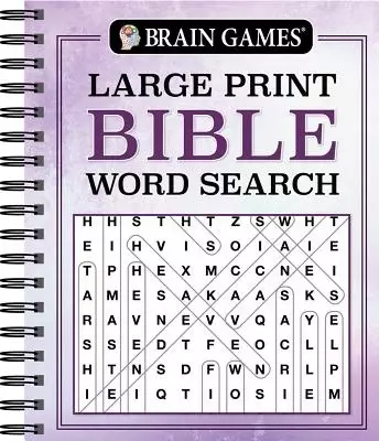 Brain Games - Large Print Bible Word Search