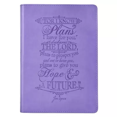 Journal Classic Purple I Know the Plans Jer. 29:11