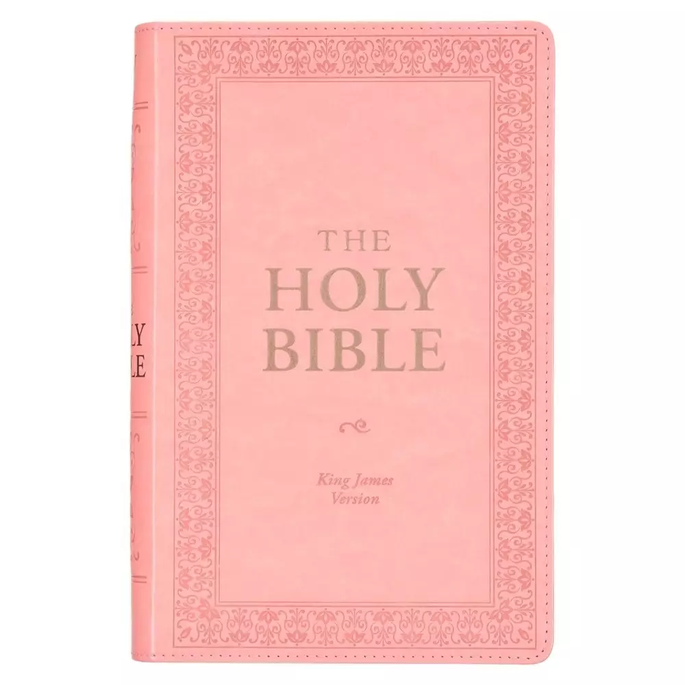 KJV Bible Giant Print Standard-size Faux Leather, Pink