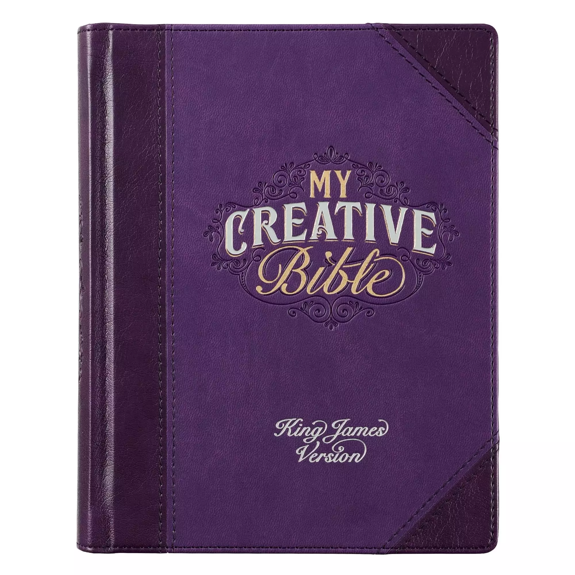 KJV My Creative Bible Faux Leather HC, Purple Two-tone