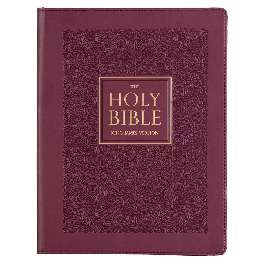 KJV Note-taking Bible LP Faux Leather HC, Plum