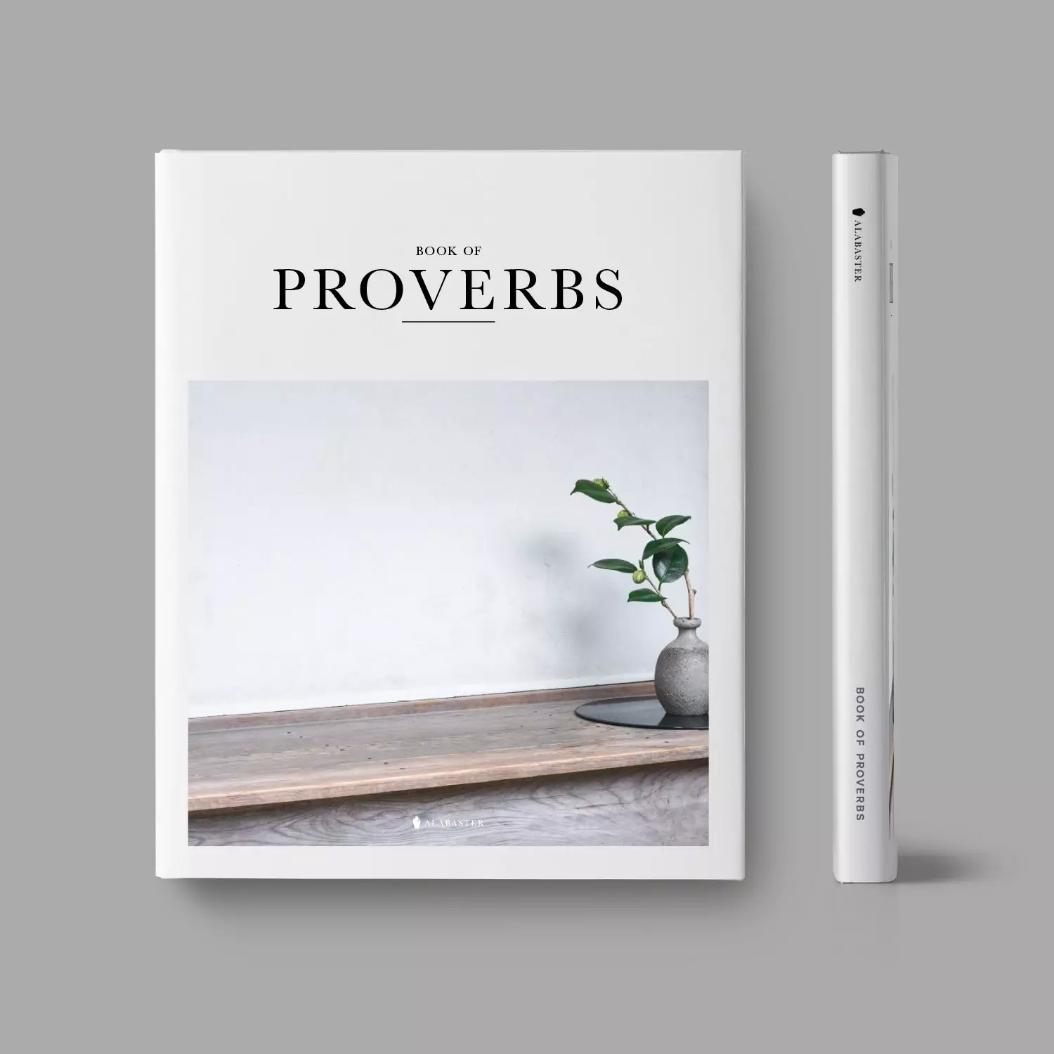 NLT Alabaster Book of Proverbs, White, Hardback
