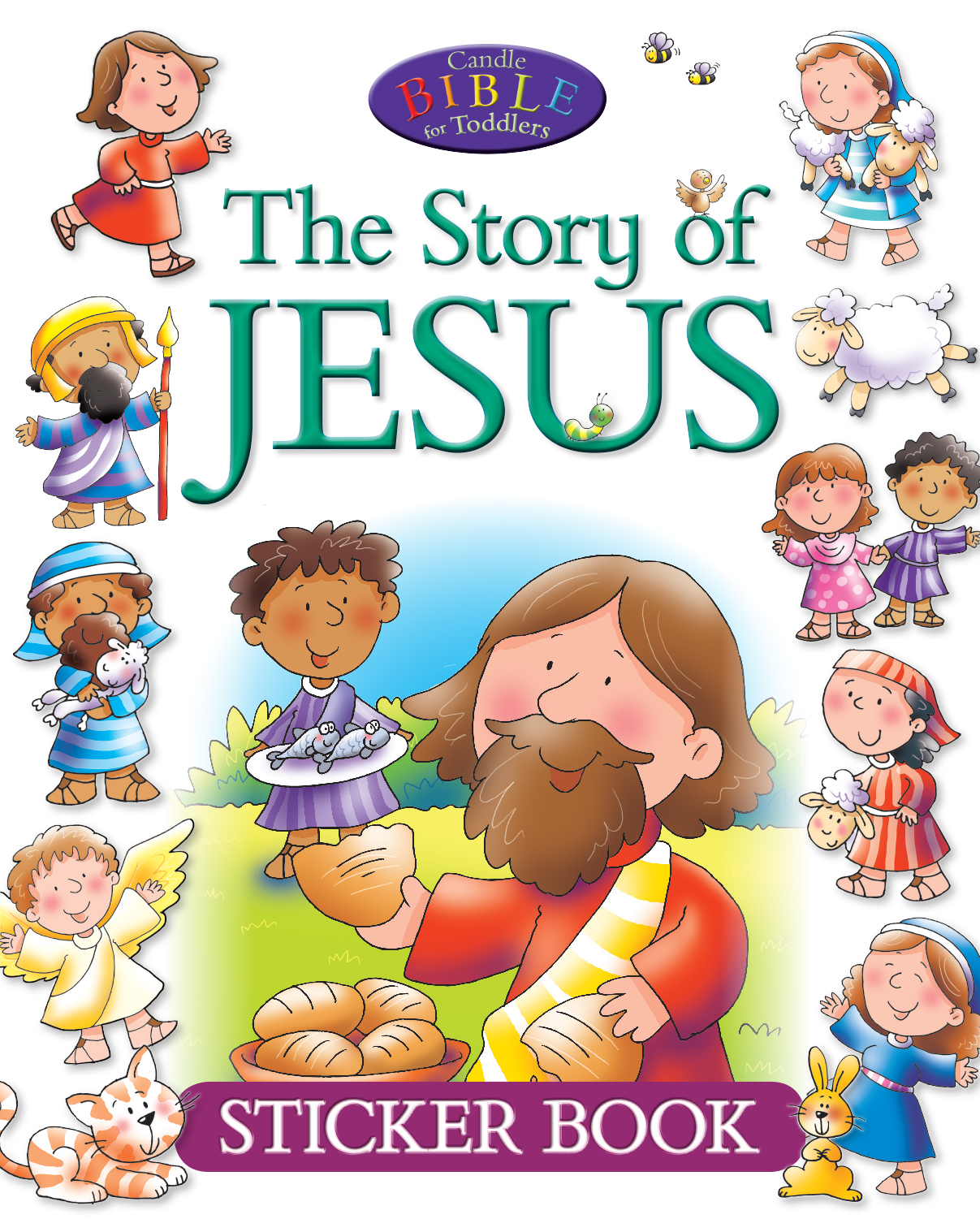 The Story of Jesus Sticker Book by Juliet David, Helen Prole at Eden