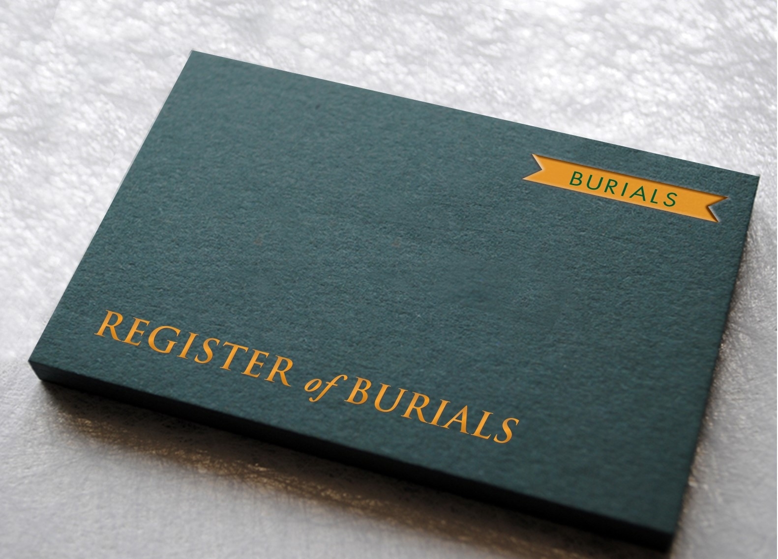 Register of Burials Free Delivery at Eden.co.uk