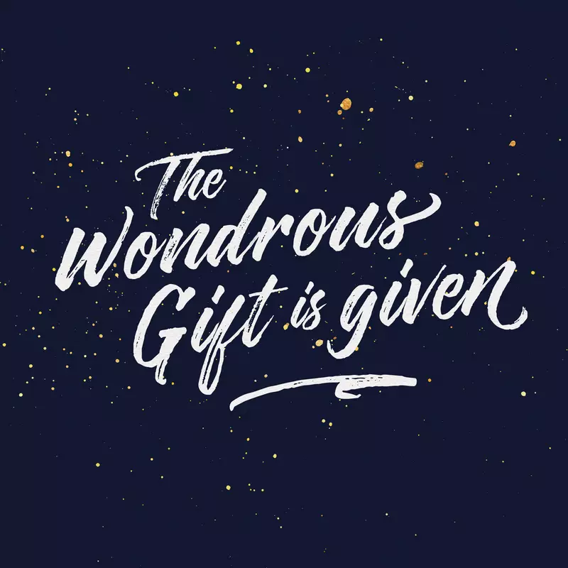 The wondrous gift is given (Pack of 6)