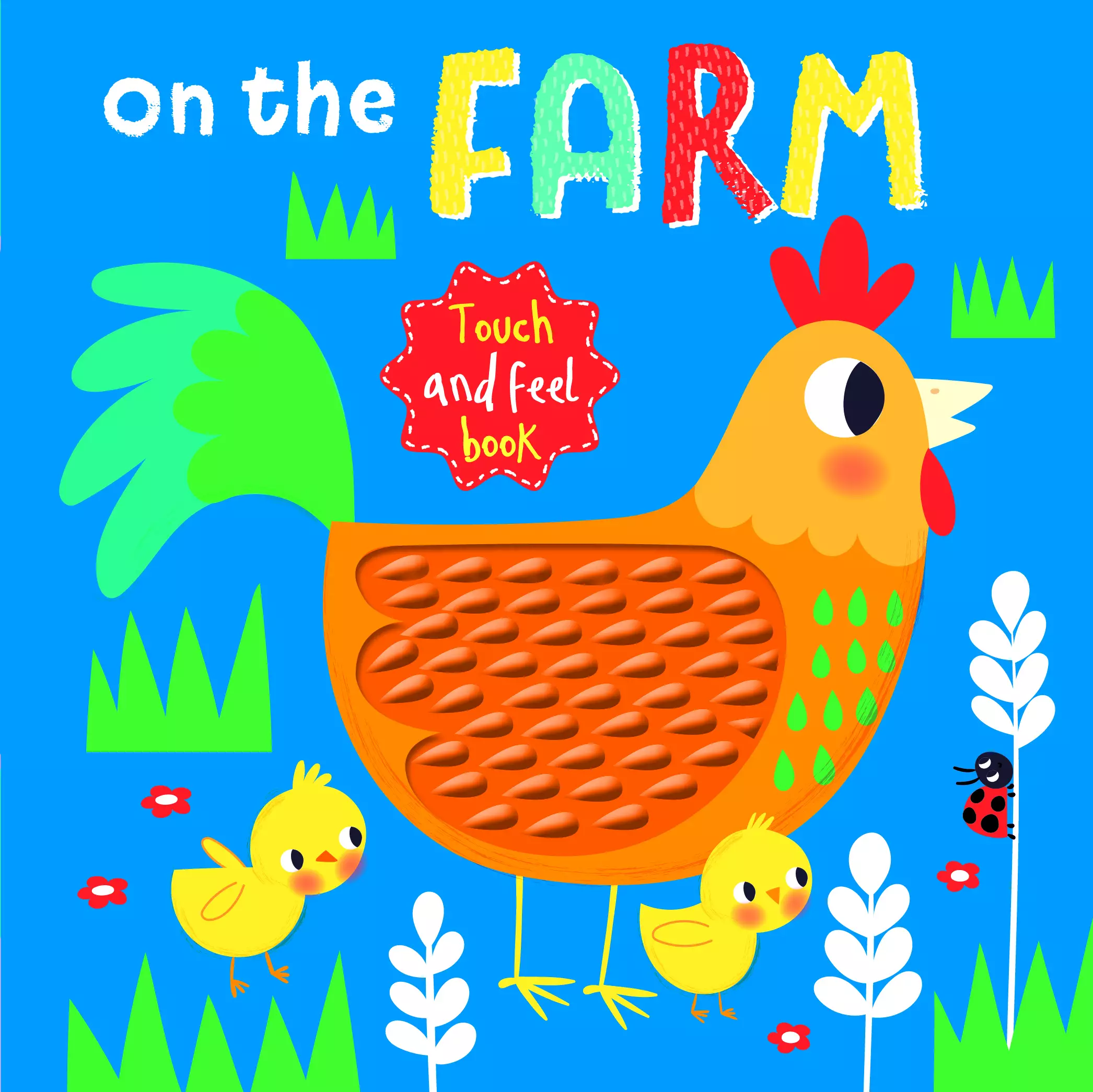 Touch and Feel Silicon Board Book - Farm