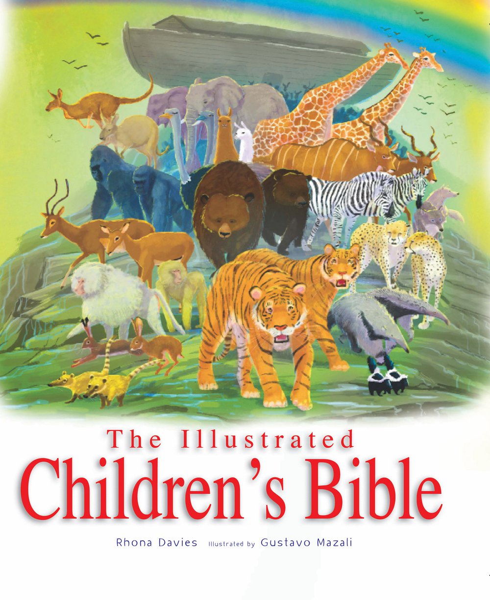 The Illustrated Children's Bible by Rhona Davies Fast Delivery