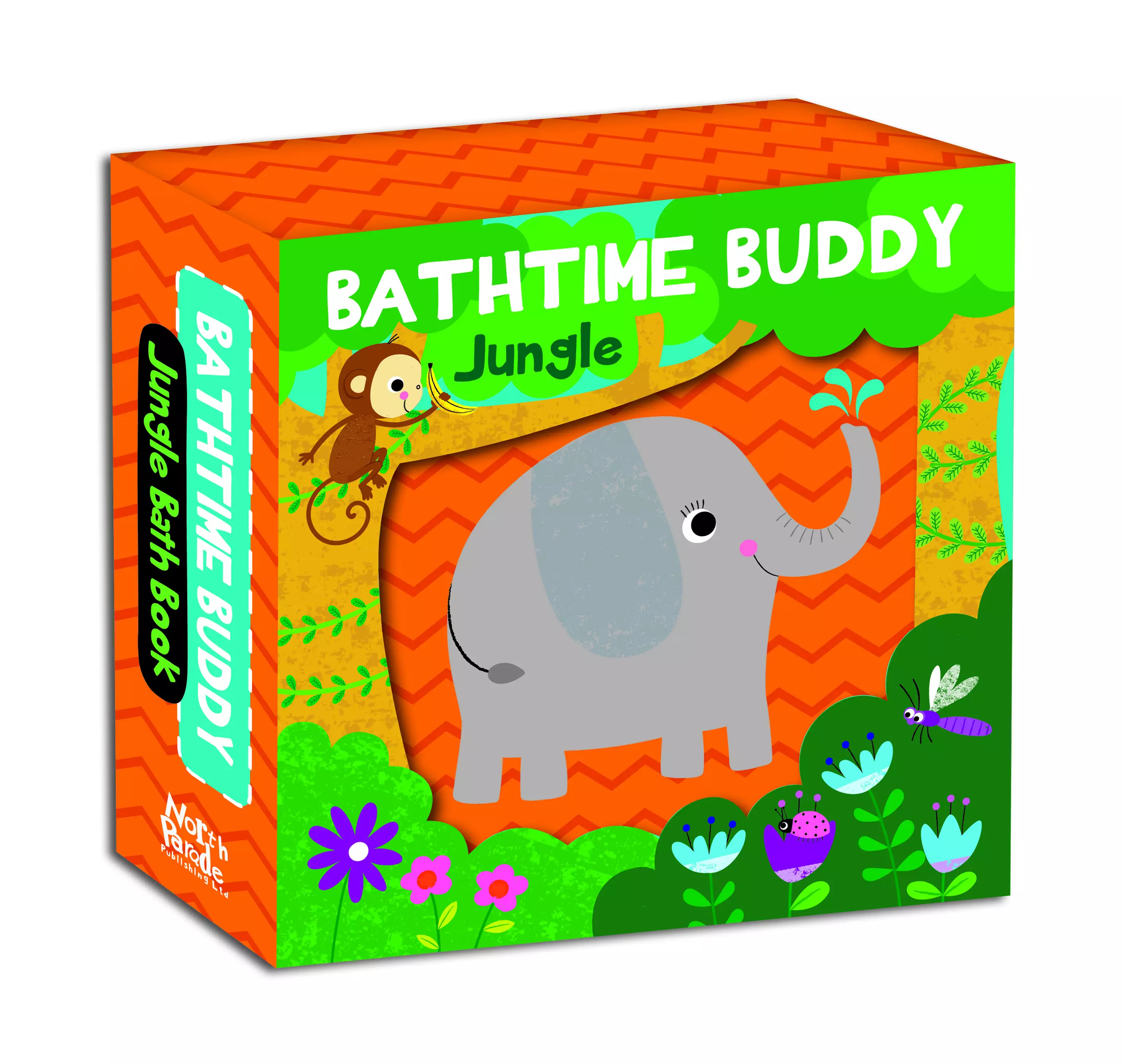 Bath Book In Box - Jungle