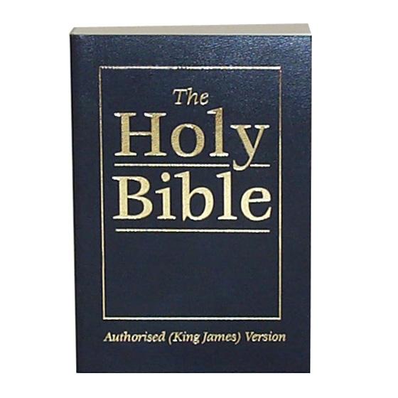 KJV Royal Ruby Text Bible Blue Vinyl paperback By Trinitarian