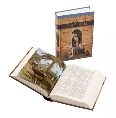 KJV Royal Ruby Bible: Hardback, Illustrated Edition