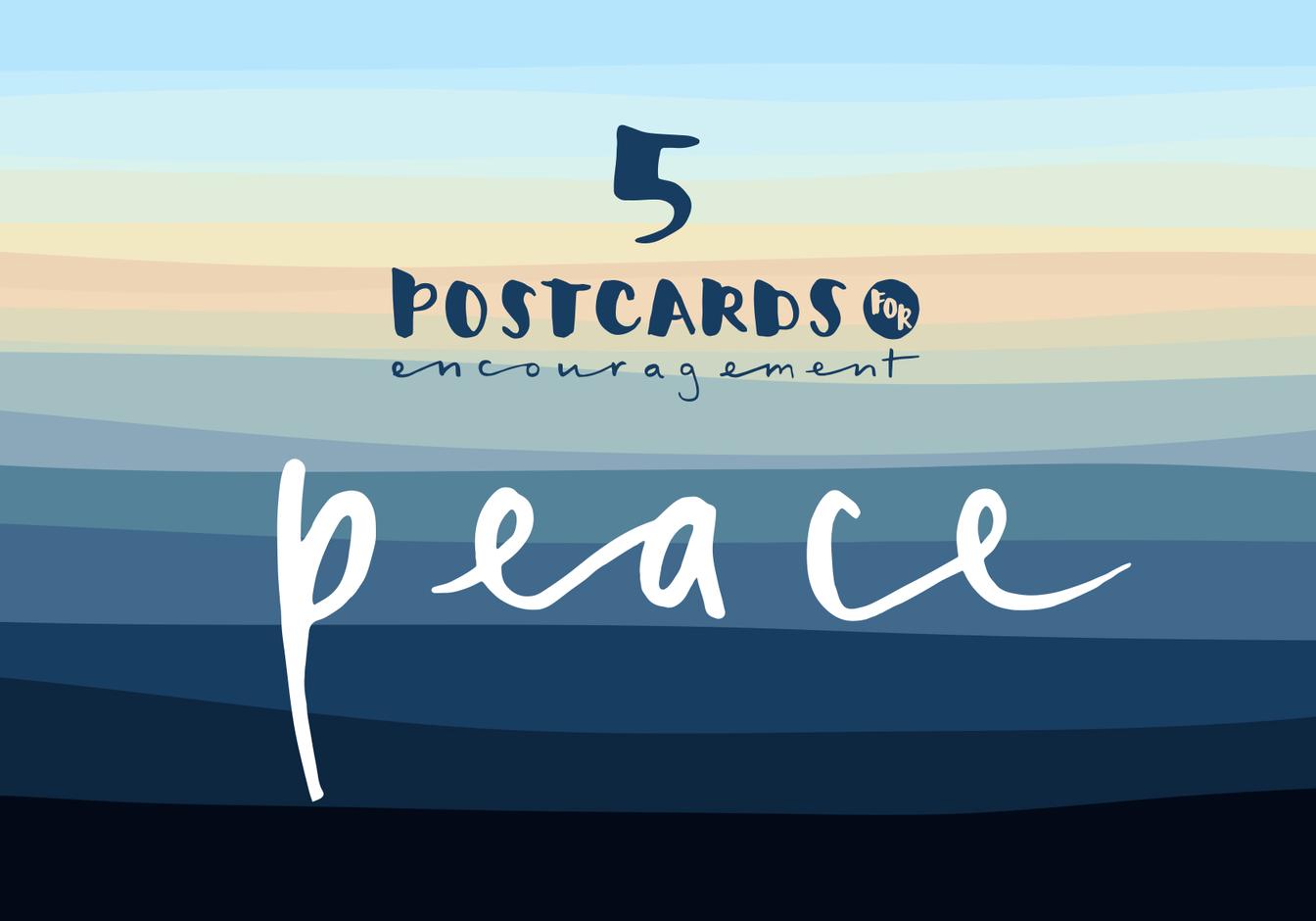 Postcards of Peace Free Delivery when you spend £5 Eden.co.uk