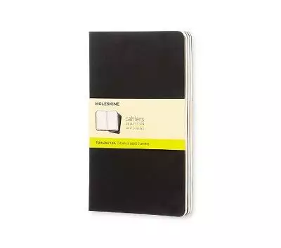 Black Moleskine Large Plain Cahier Journal Set