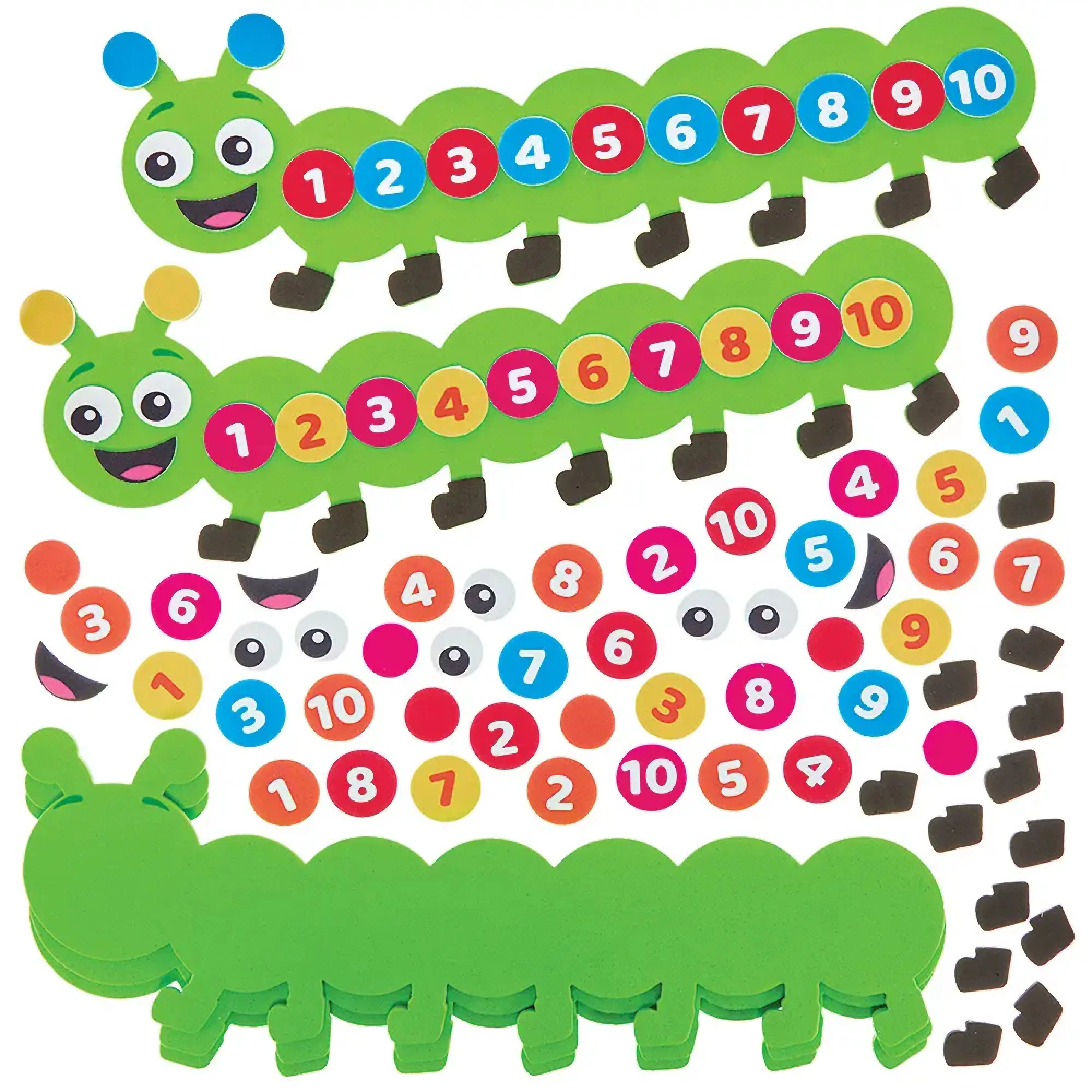 Counting Caterpillar Kits (Pack of 5): Free Delivery at Eden.co.uk