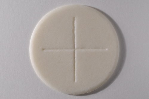 Peoples Altar Breads Single Cross - White - Pack of 900