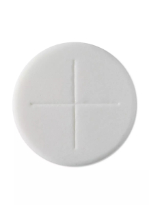 Peoples Altar Breads Single Cross - White - Pack of 900 Peoples Altar Breads Single Cross - White - Pack of 900