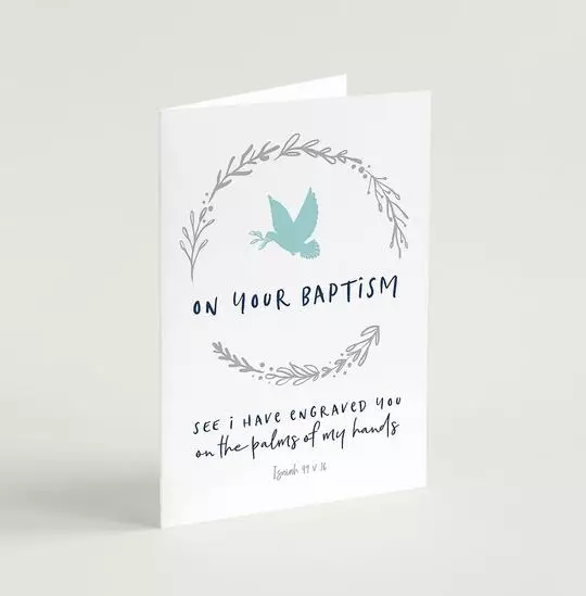 On Your Baptism Greeting Card