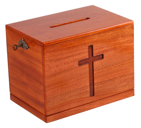 Small Lockable Offering Box