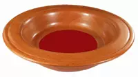 Offering Plate - Red - 12in diameter
