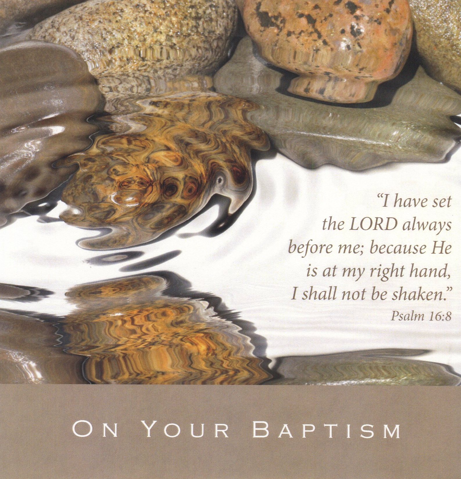 On Your Baptism Single Card Eden.co.uk