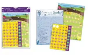 Count Down to Easter Activity Card and Stickers Pack of 12