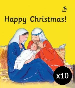 Happy Christmas pack of 10
