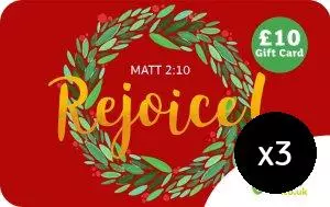 Rejoice £10 Gift Cards 3 Pack
