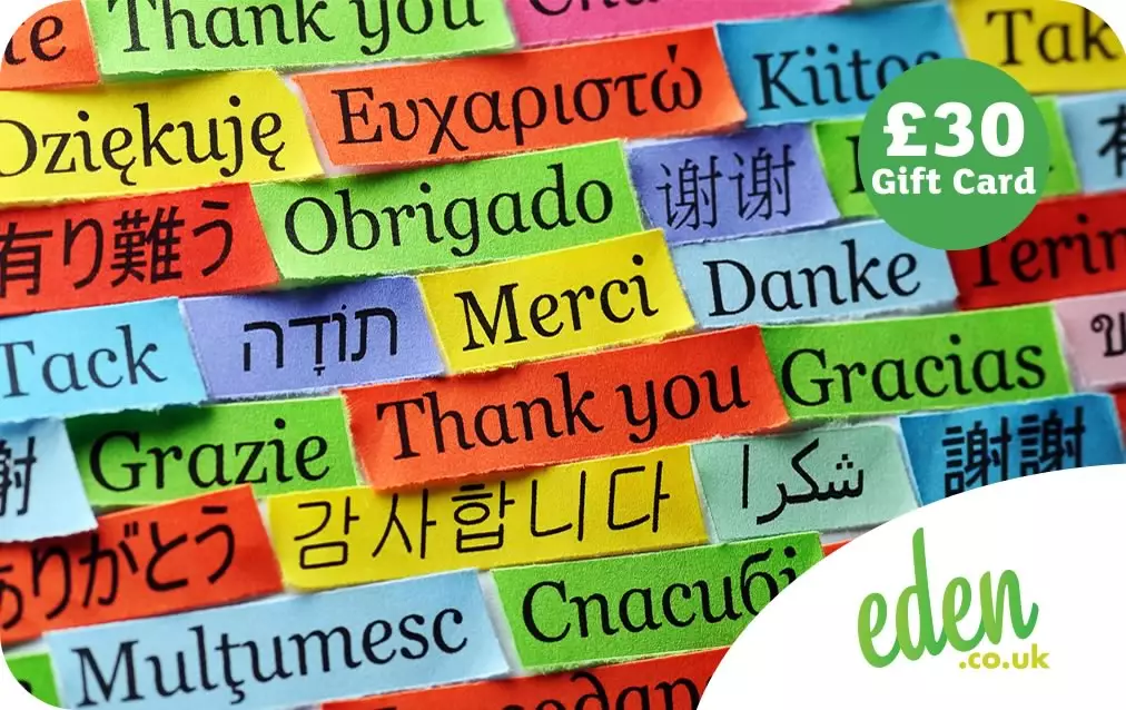 £30 Thank You Languages Gift Card