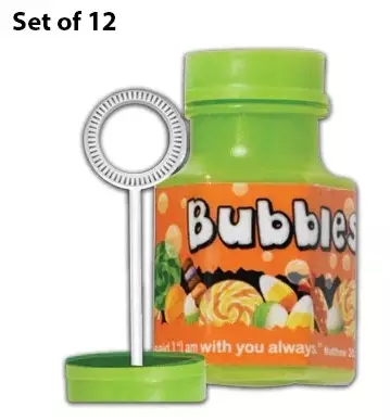 Jesus is the Real Treat Bubbles pack of 12