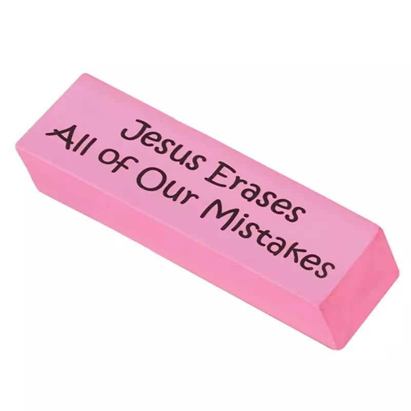 Jesus Erases All of Our Mistakes Rubber