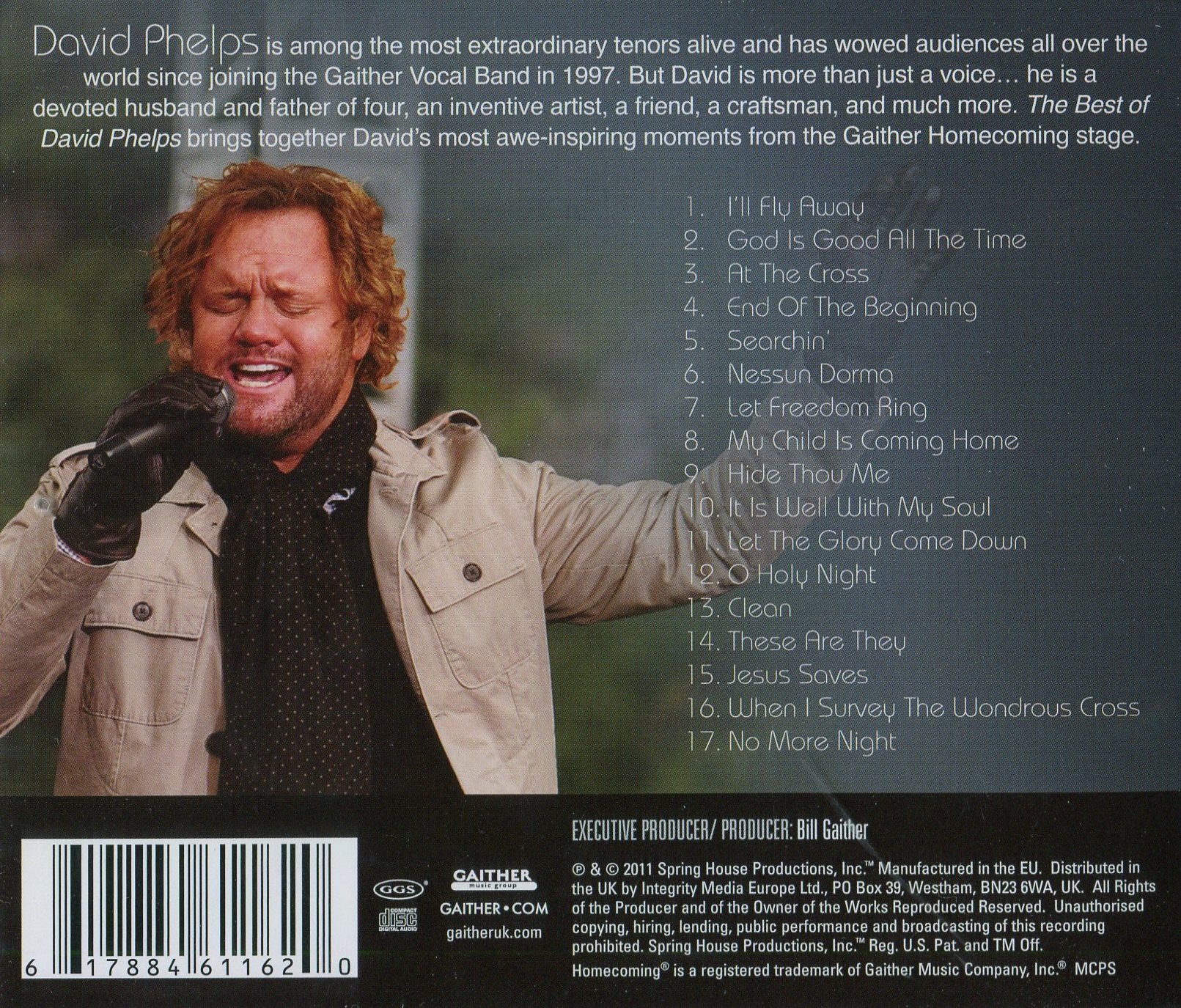 The Best of David Phelps CD Free Delivery at Eden.co.uk