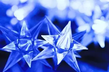 40 Blue Star Lights