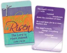Christ is Risen Lapel Pin and Card