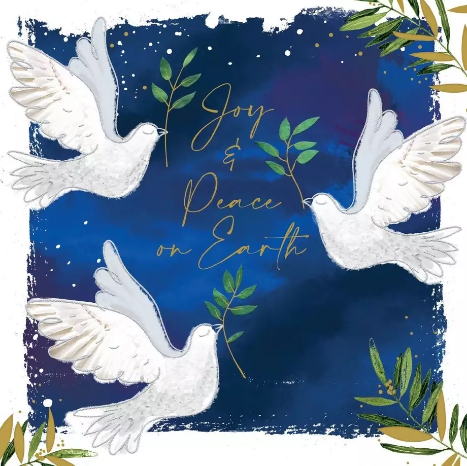 Joy & Peace (Pack of 10) Charity Christmas Cards