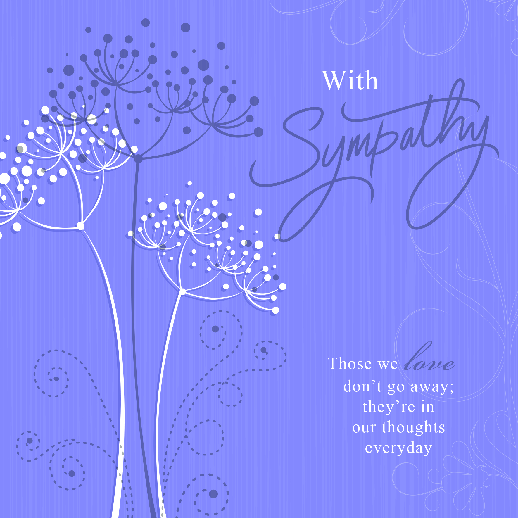 4 With Sympathy Cards TLM41991 Eden.co.uk