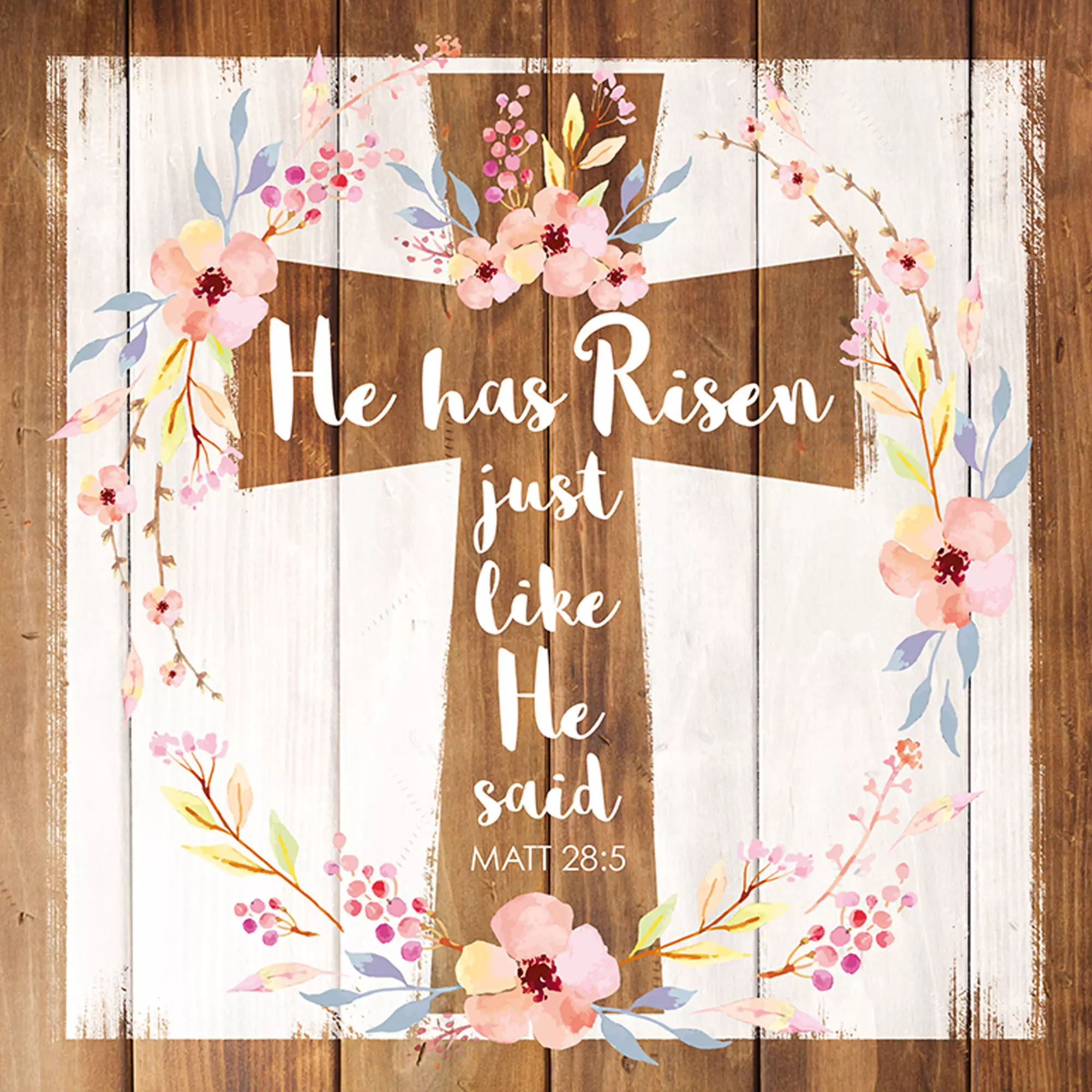He Has Risen Charity Easter Cards Pack of 4